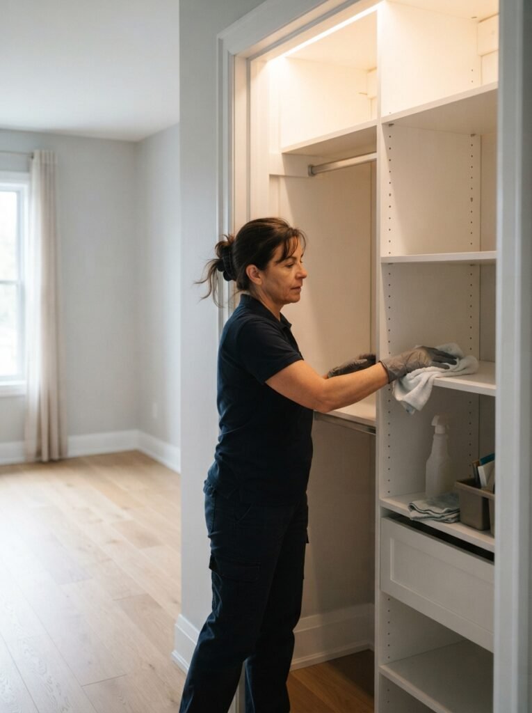 move out cleaning Twin Cities MN - empty kitchen