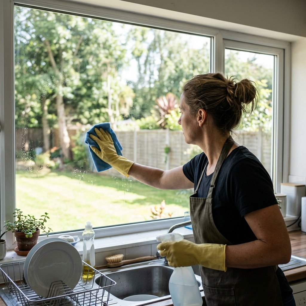 house cleaning Hopkins MN - kitchen window
